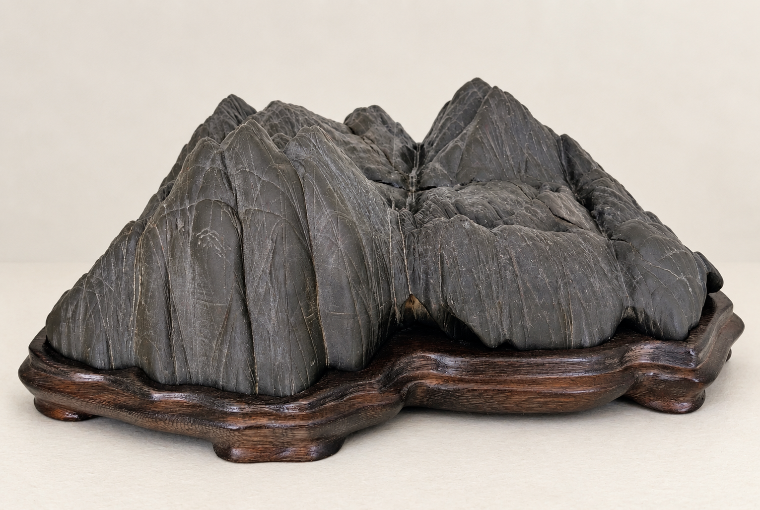 Pieza de la colección de Suiseki de Miguel Ángel Domínguez Naranjo