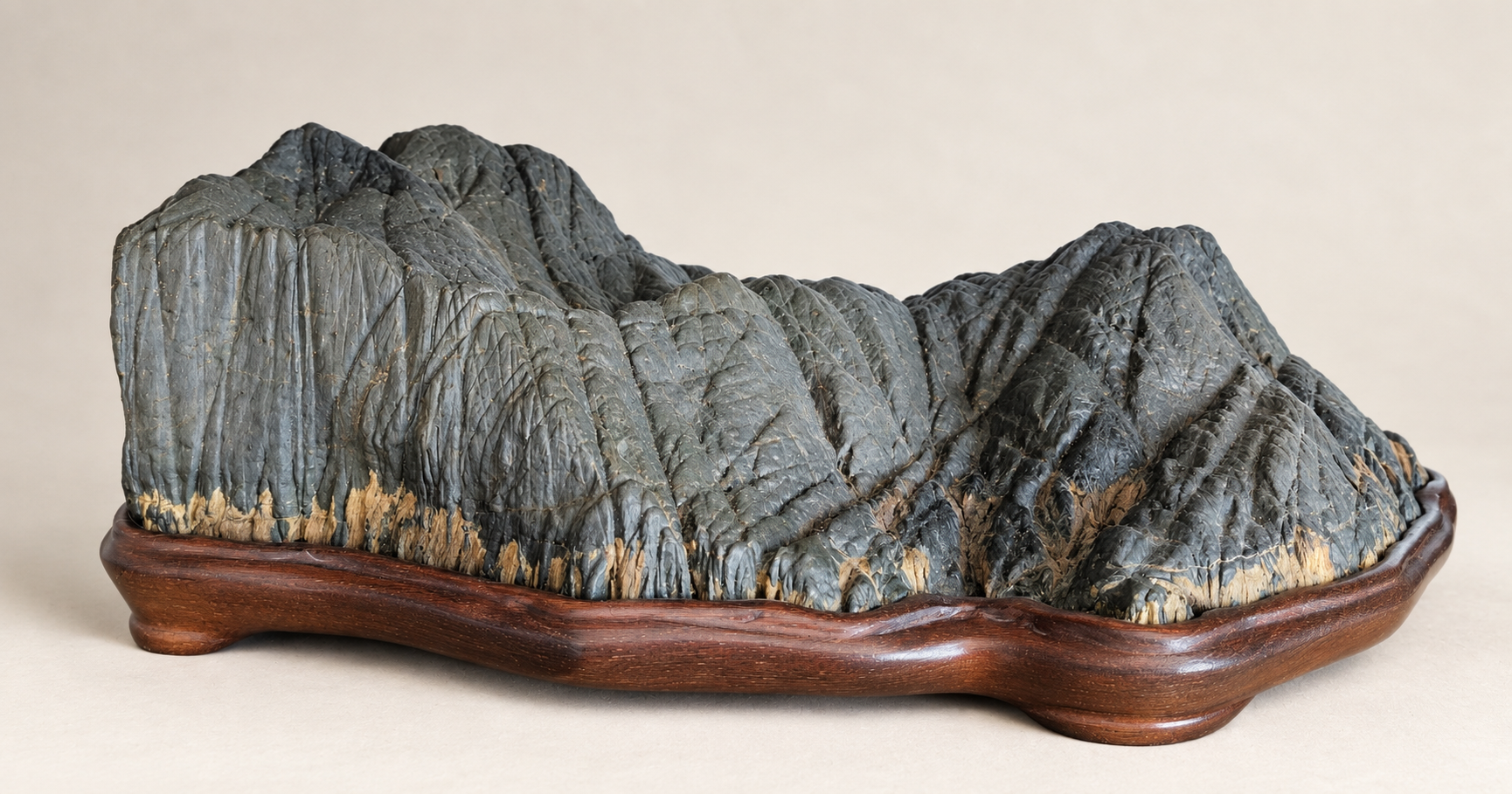 Pieza de la colección de Suiseki de Miguel Ángel Domínguez Naranjo