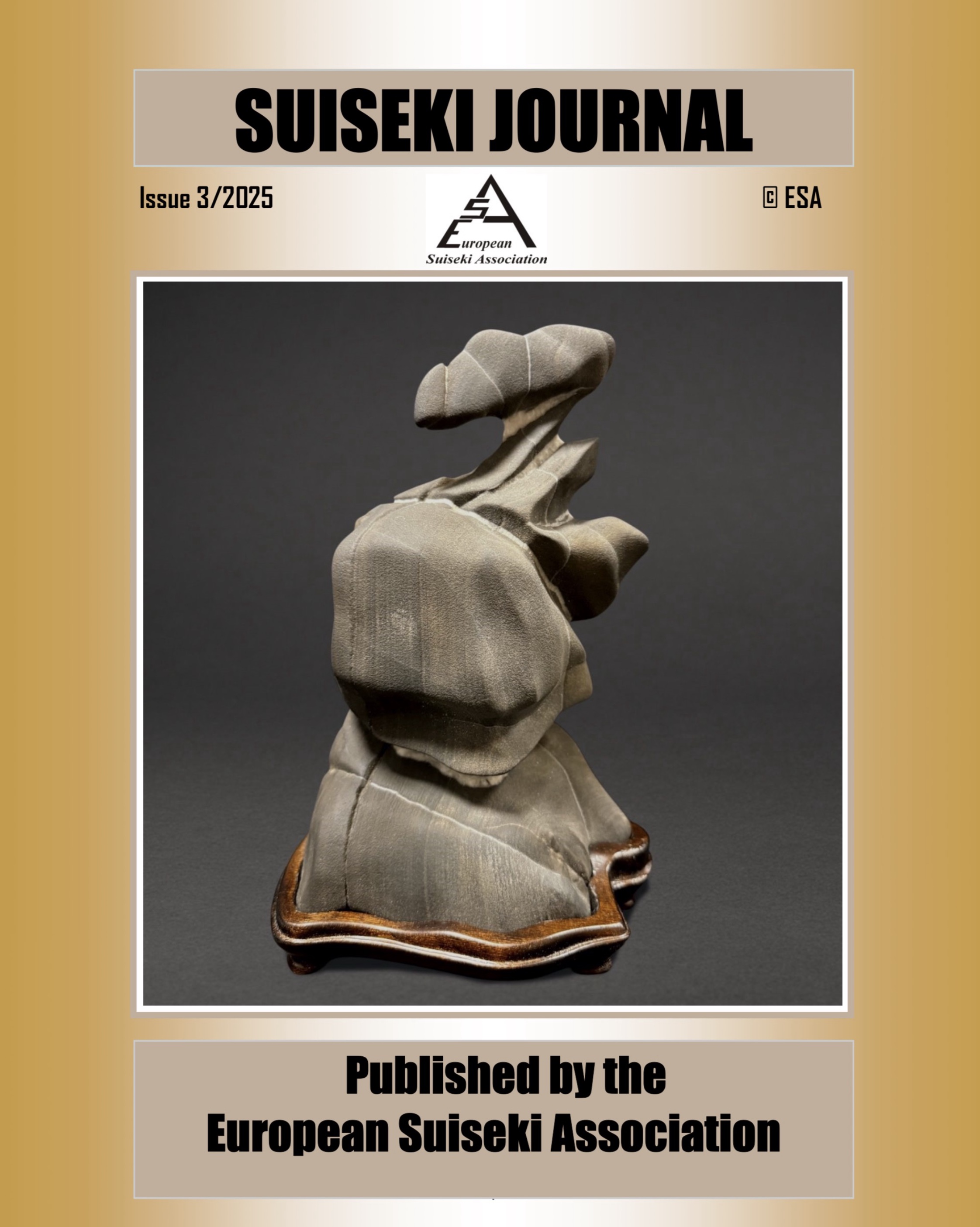 Portada de la publicación sobre el Congreso Europeo de Suiseki