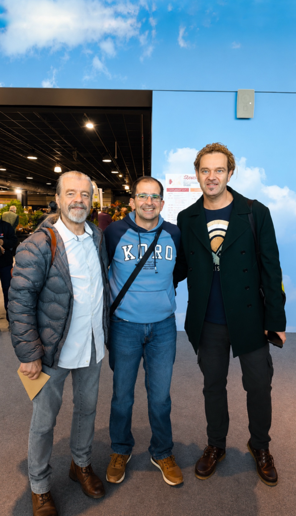 Miguel Ángel Domínguez Naranjo con Mugo Ferrai e Igor Carino en el Congreso Europeo de Reus